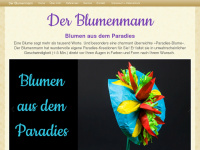 blumen-mann.de Webseite Vorschau