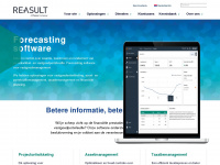 reasult.nl Webseite Vorschau