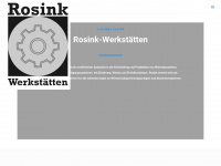 rosink-werkstaetten.de Webseite Vorschau