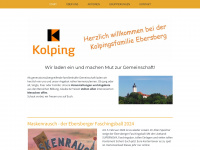 kolpingsfamilie-ebersberg.de Webseite Vorschau