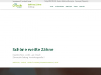 schoene-zaehne-coburg.de Webseite Vorschau