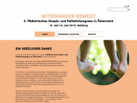 kinderhospiz-kongress.at Webseite Vorschau