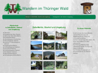 wandern-im-thueringer-wald.de Webseite Vorschau