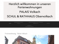 palais-volkach.de Webseite Vorschau