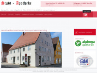stadt-apotheke-wemding.de Webseite Vorschau