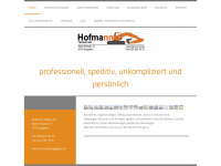 hofmann-tiefbauag.ch Webseite Vorschau
