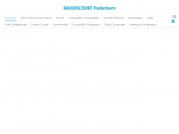 baudiscount-paderborn.de Webseite Vorschau