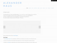 alexanderhaus.org Webseite Vorschau