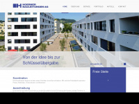 hoerner-bauleitungen.ch Webseite Vorschau