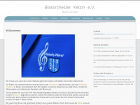 blasorchester-ketzin.de Webseite Vorschau