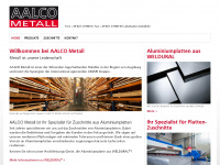 aalco-metall-augsburg.de Webseite Vorschau