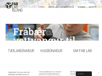 fablab.is Webseite Vorschau