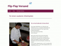 flipflapversand.ch Webseite Vorschau