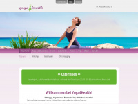 yoga4health.at Webseite Vorschau