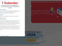 ikalender.org Webseite Vorschau
