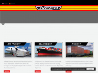 neeb-logistics.com Webseite Vorschau