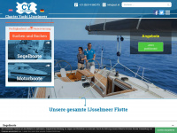 charteryachtijsselmeer.de Webseite Vorschau
