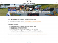 rtr-kartingschool.de Webseite Vorschau