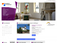 ev-kirche-uchtelfangen.de Webseite Vorschau