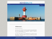advobaltic.de Webseite Vorschau