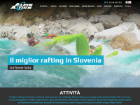sloveniarafting.si Webseite Vorschau