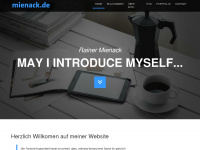 mienack.de Webseite Vorschau
