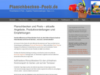 planschbecken-pools.de Webseite Vorschau
