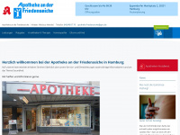 apotheke-friedenseiche-hamburg.de Webseite Vorschau