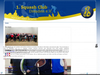 squashclub-dresden.de Webseite Vorschau