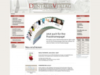 dentalis-verlag.de Webseite Vorschau