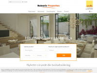 balearic-properties.se Webseite Vorschau