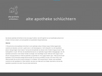 alte-apotheke-schluechtern.de Webseite Vorschau