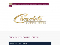 chocolate-gospelchoir.de Webseite Vorschau