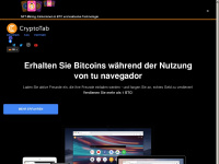 cryptotab.net Webseite Vorschau