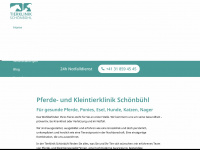 tierklinik-schoenbuehl.ch Webseite Vorschau