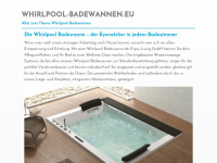 whirlpool-badewannen.eu Webseite Vorschau
