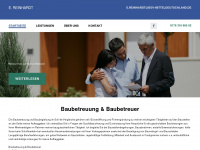 baubetreuung-in.de Webseite Vorschau
