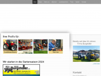 landmaschinen-burgstaller.at Webseite Vorschau