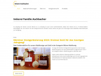 imkerei-aschbacher.at Webseite Vorschau