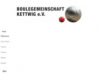 boule-kettwig.de Webseite Vorschau