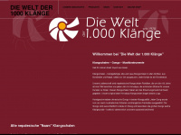 1000-klaenge.de Webseite Vorschau