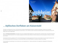 forchheim-am-kaiserstuhl.de Webseite Vorschau