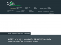 wein-und-obsthof-ruedlin.de Webseite Vorschau