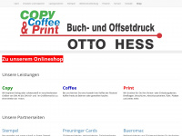 print-service.de Webseite Vorschau