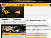 krefeld-ravens.de Webseite Vorschau