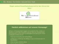 baum-undgruenschutzbottrop.de Webseite Vorschau