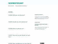 schwatzcast.de Webseite Vorschau