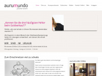 aurumundo.de Webseite Vorschau