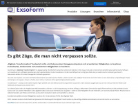 exsoform.de Webseite Vorschau