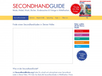 secondhandguide.org Webseite Vorschau